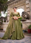 Green Colour Elakshi Fendi Embroidery Work Lehenga Choli Lnb1440